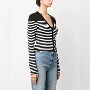 Rag & Bone the knit Breton Stripe Cardigan size medium. New no tags. NWOT